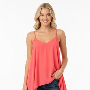 Izzy & Lola Batwing type womens Sleeveless tunic/top/blouse, Size Large